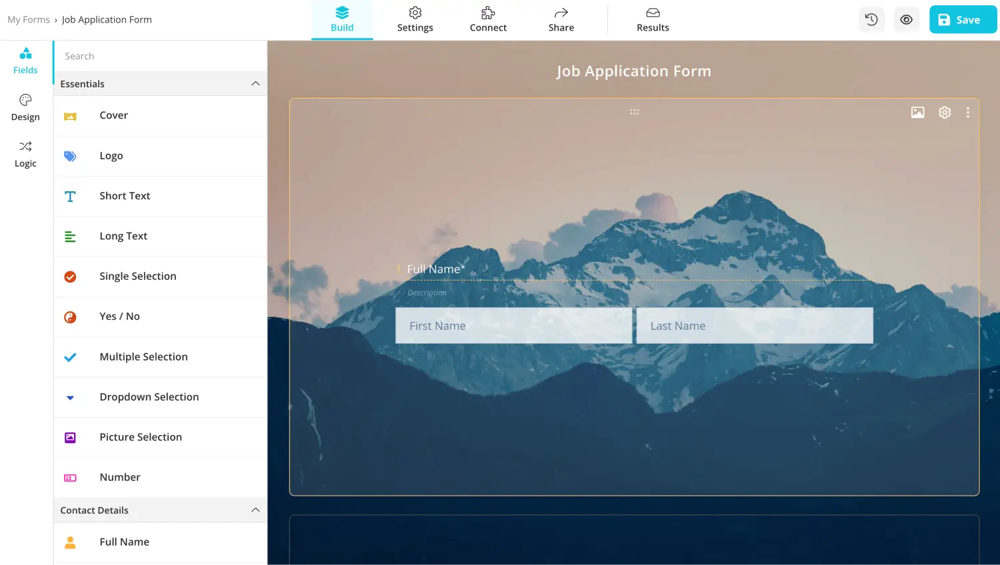 Choose a beginning option