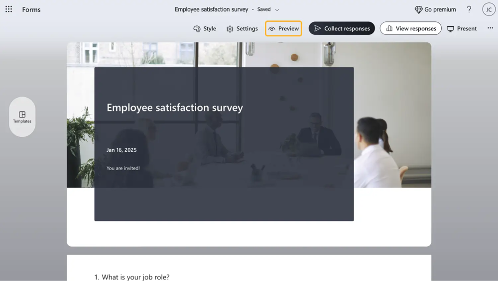 Testen Sie Ihre Umfrage