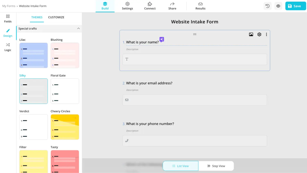 Formunuzu stilize edin