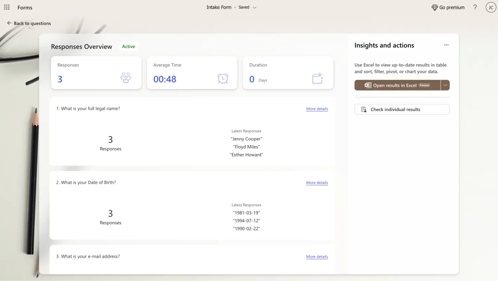 Yanıtları kontrol edin ve analiz edin