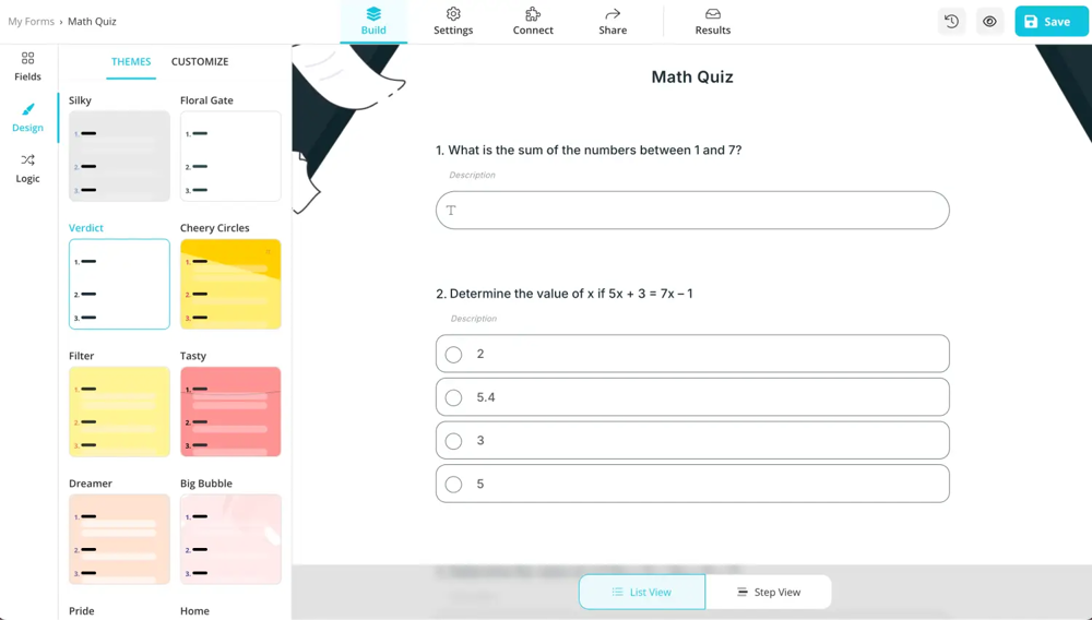 Gestalten Sie Ihr Formular