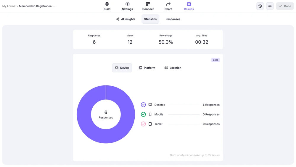 An image showing the Statistics section