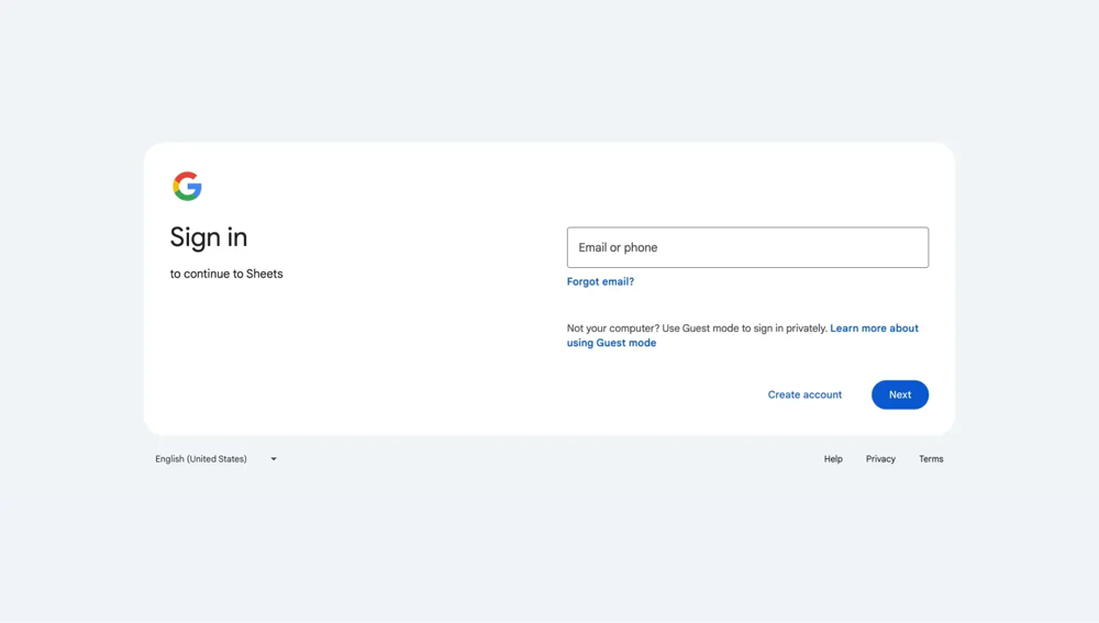 Google hesabınıza giriş yapın