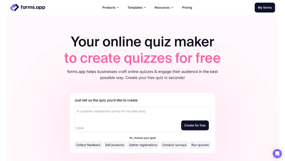 Choose a quizmaker