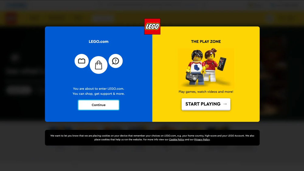 Lego's feedback example