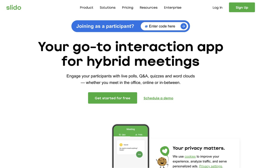 #11 Quizlet alternative - Slido