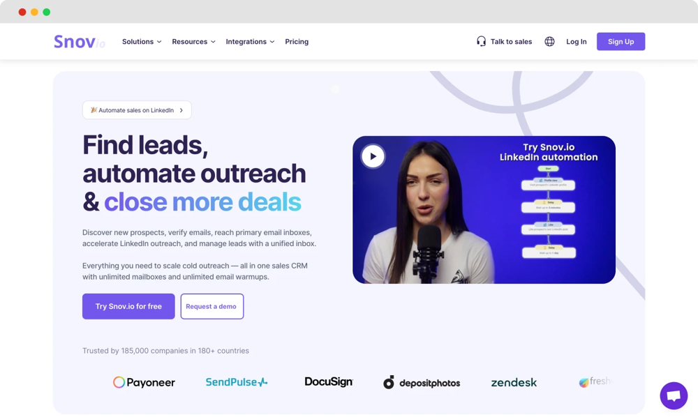 #22 Best marketing tools - Snov.io