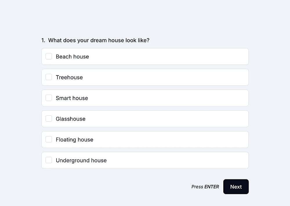 An example icebreaker poll question