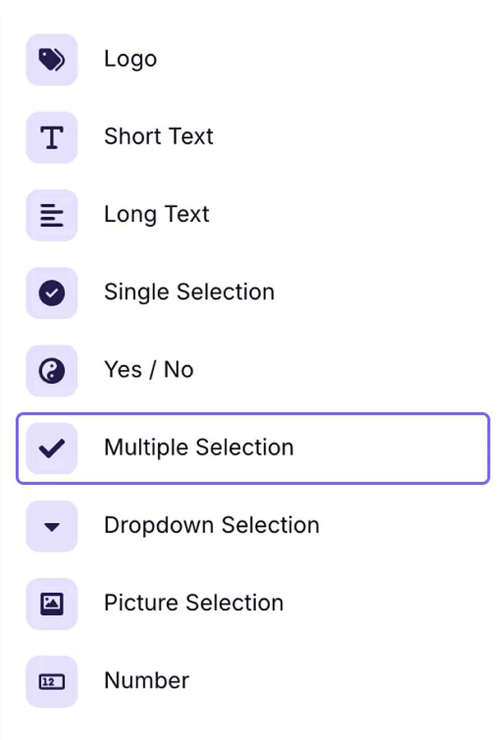 Add your multiple choice questions