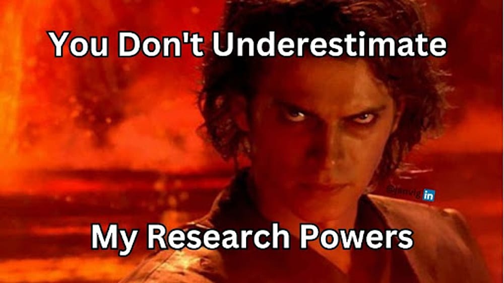#34 Market Research Meme - Source:&nbsp;LinkedIn