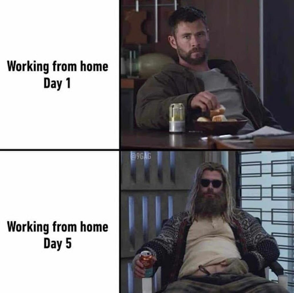 #54 Remote Work Meme - Source:&nbsp;ThriveMyWay
