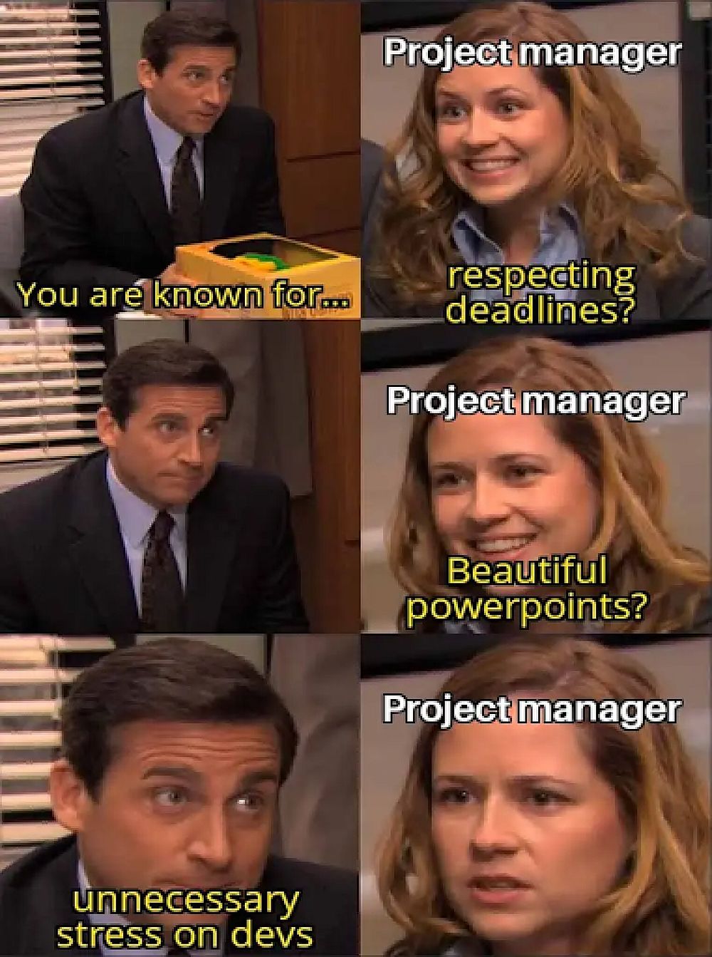 #50 Project Management Meme - Source:&nbsp;makesaasbetter.com