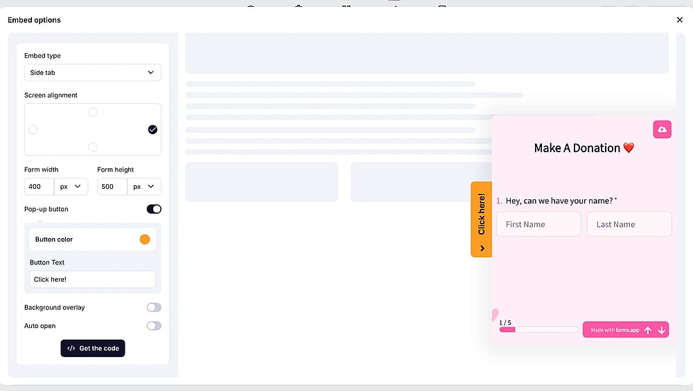 Customize the embed details