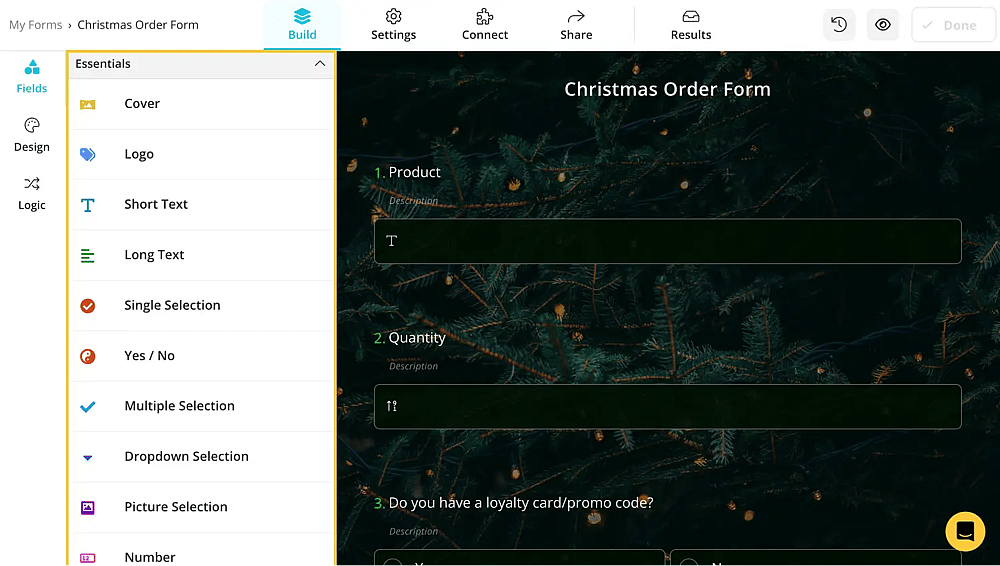 Check the other essential fields
