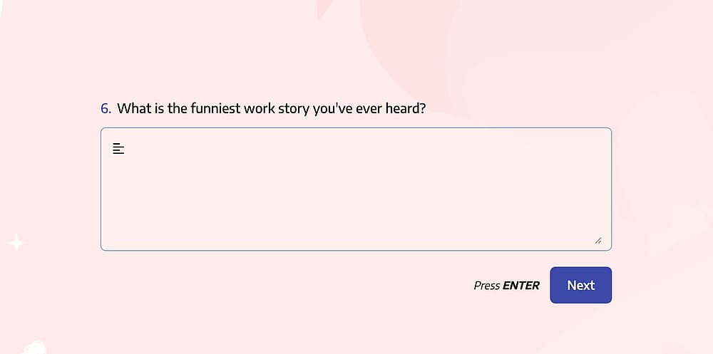 An icebreaker question for meetings