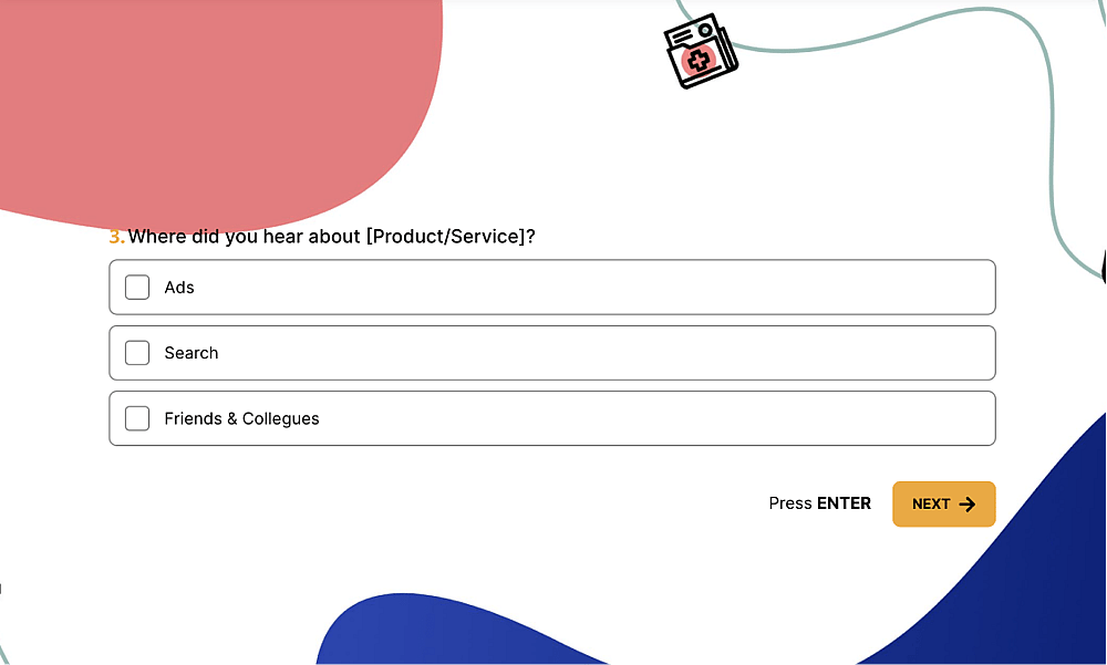 #3 Business survey question example