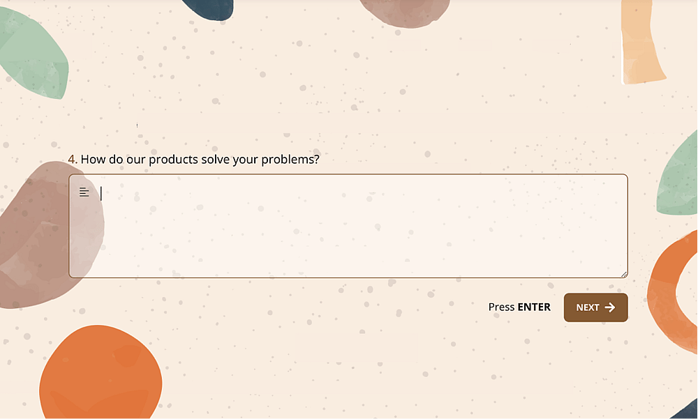 #4 Business survey question example