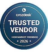 "Trusted Vendor" award by Crozdesk
