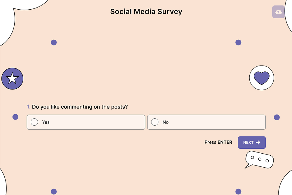 A social media question about comments