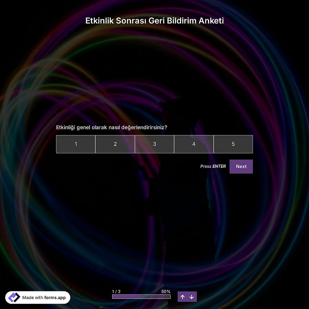 Etkinlik Sonrası Geri Bildirim Anketi Şablonu