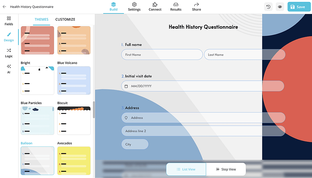 Make changes to your questionnaire design