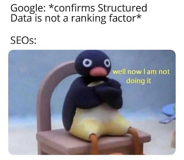 #44 SEO meme - Source:&nbsp;Izzi Smith