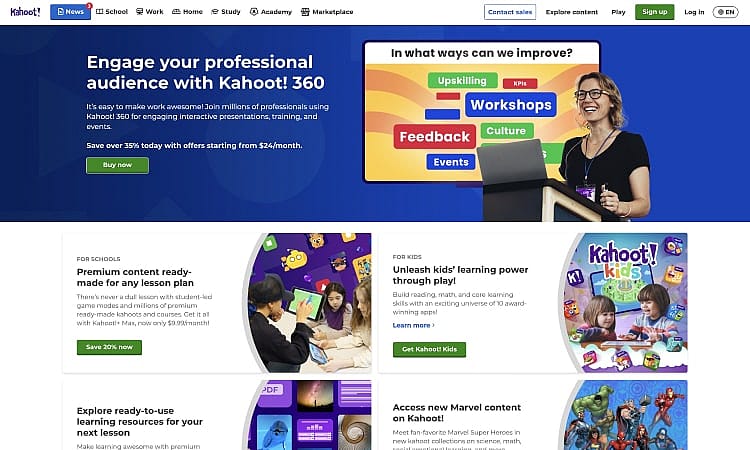 #9 ProProfs quiz maker alternative - Kahoot!