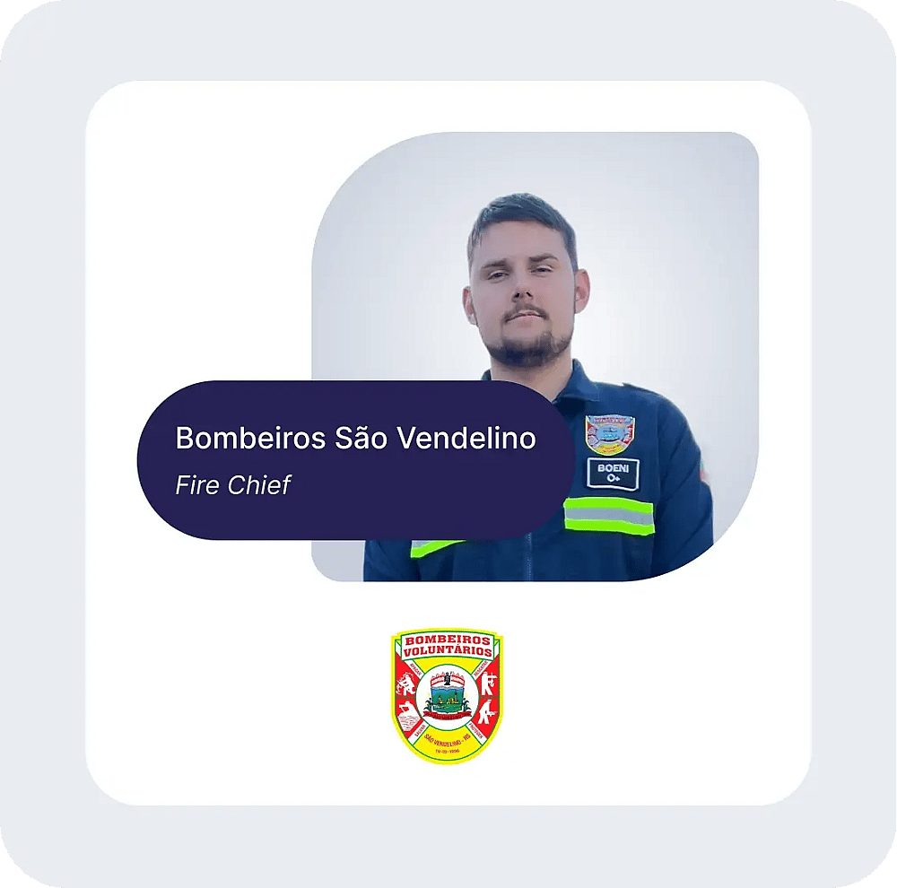 São Vendelino Firefighters manage their records digitally with forms.app