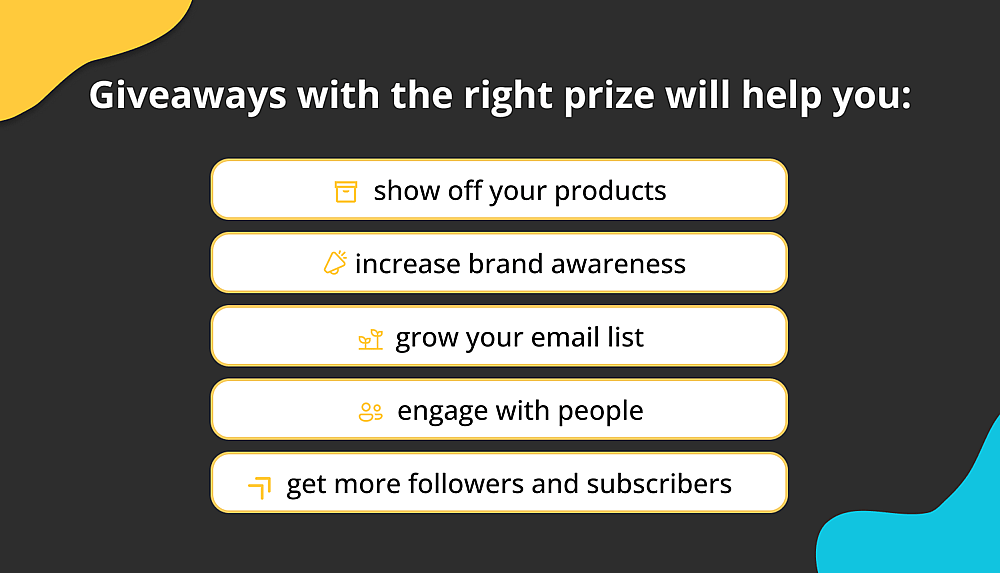 Why do you need to choose the right prize?