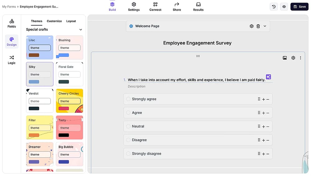 Style your survey