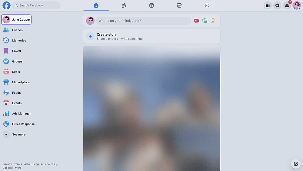 An image showing your name on the Dashboard, by clicking on which you can check the URL and find your username