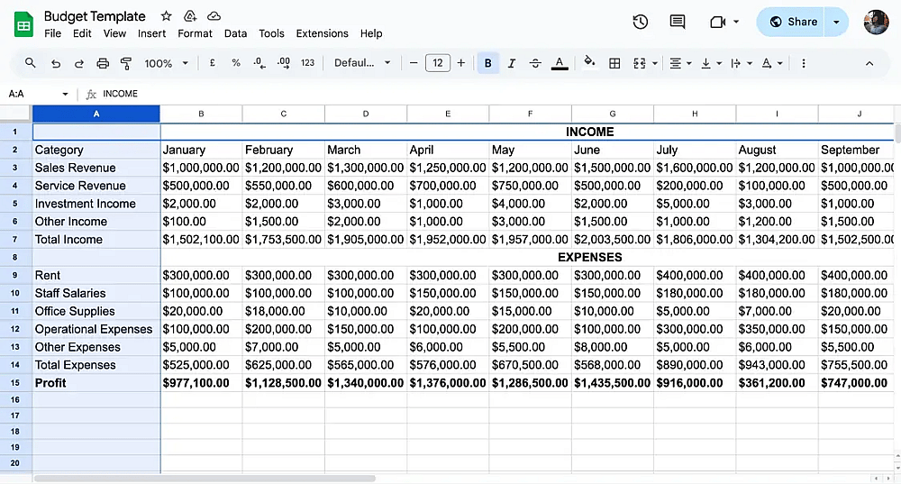 Ingresa tus datos financieros