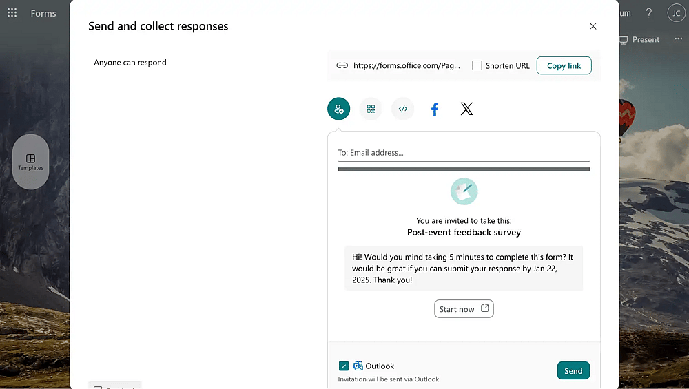 Share your survey