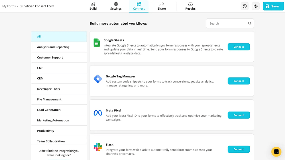 Use integrations