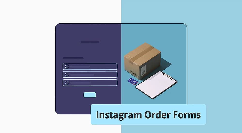 Instagram sipariş formu nasıl oluşturulur?