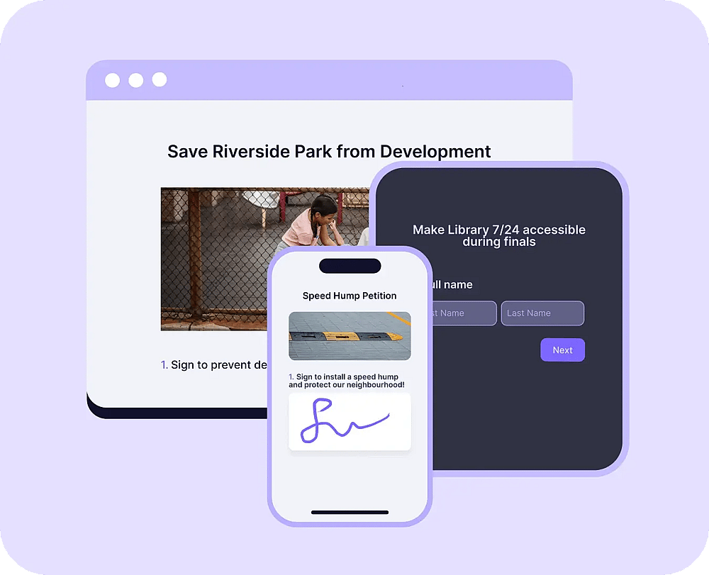 Mobile-friendly petitions that drive more engagement