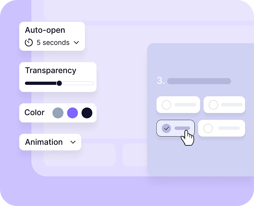 Combine com o design do seu site
