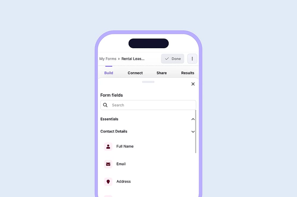 Add your questions in the correct fields