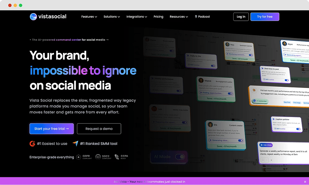 #11 Best marketing tools - Vista Social