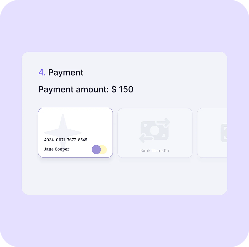 Offer seamless payment experience with multiple options