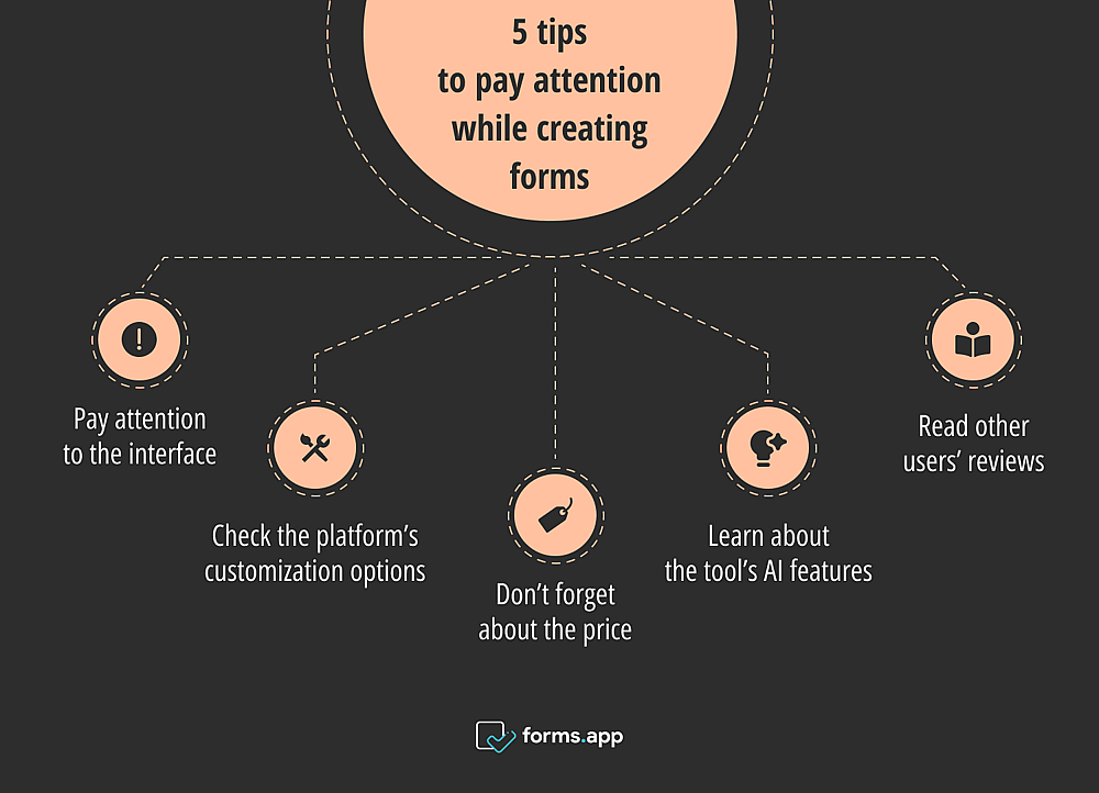 Consejos de expertos al crear formularios