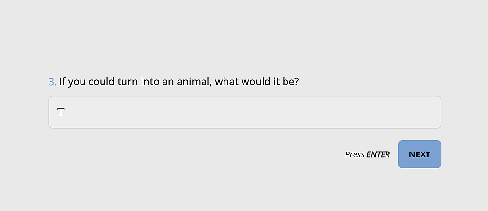 An ice-breaker question
