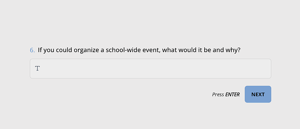 A random question to ask students