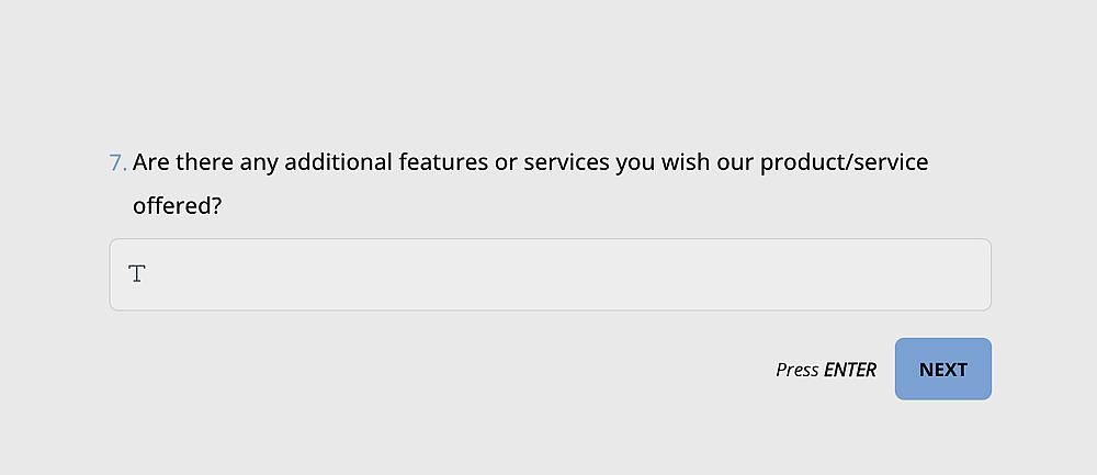 A random question to ask your customer