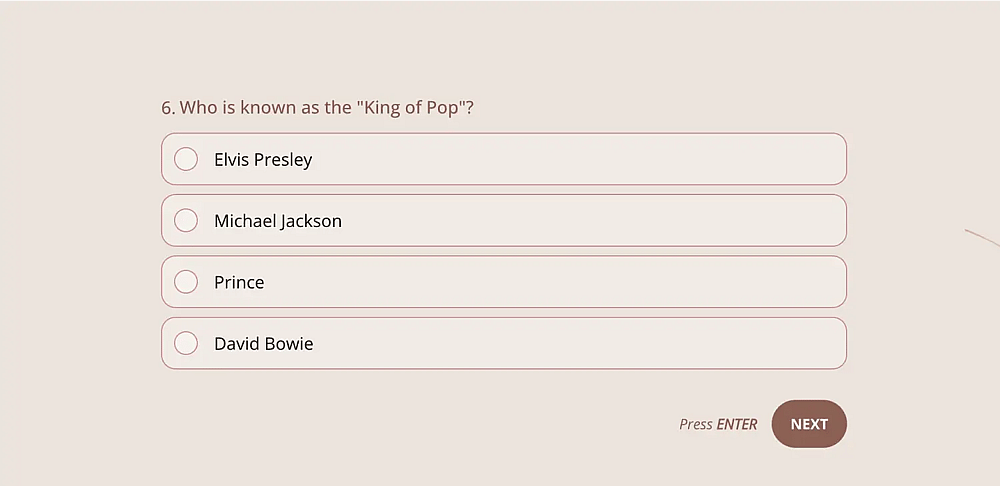 Uma pergunta sobre música pop