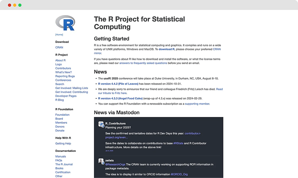 Best data analysis software - R