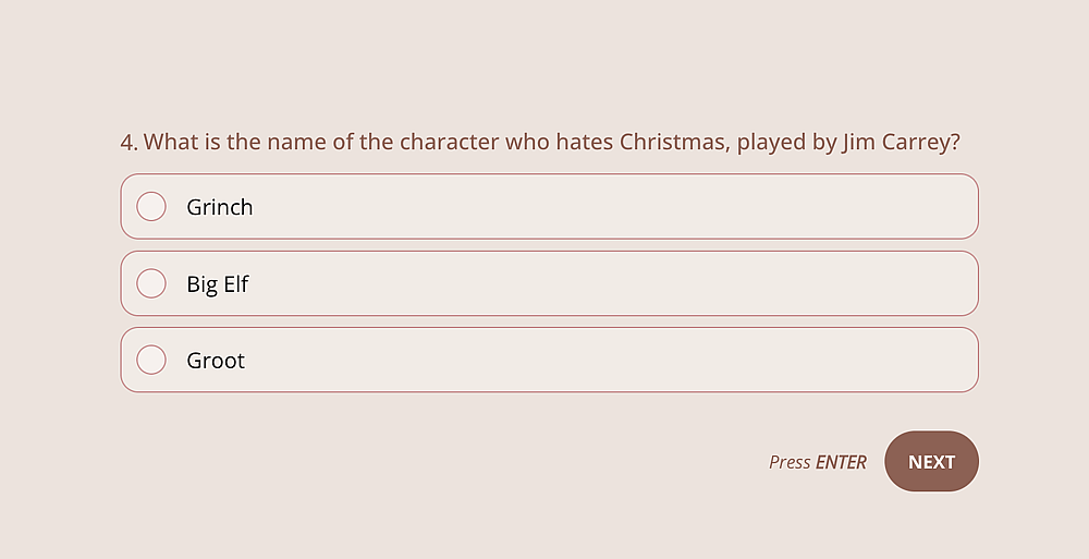 Una pregunta de cine sobre Navidad