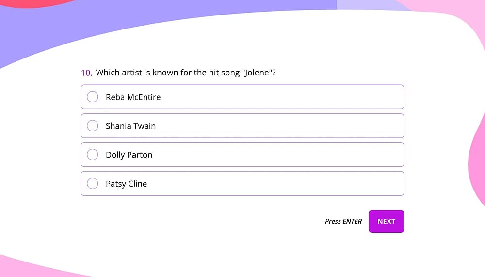 Uma pergunta a fazer em um quiz de música country