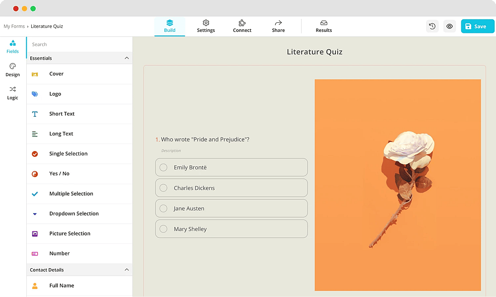 Edit the quiz questions