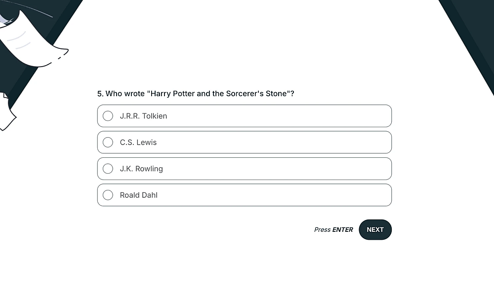 An easy quiz question about literature